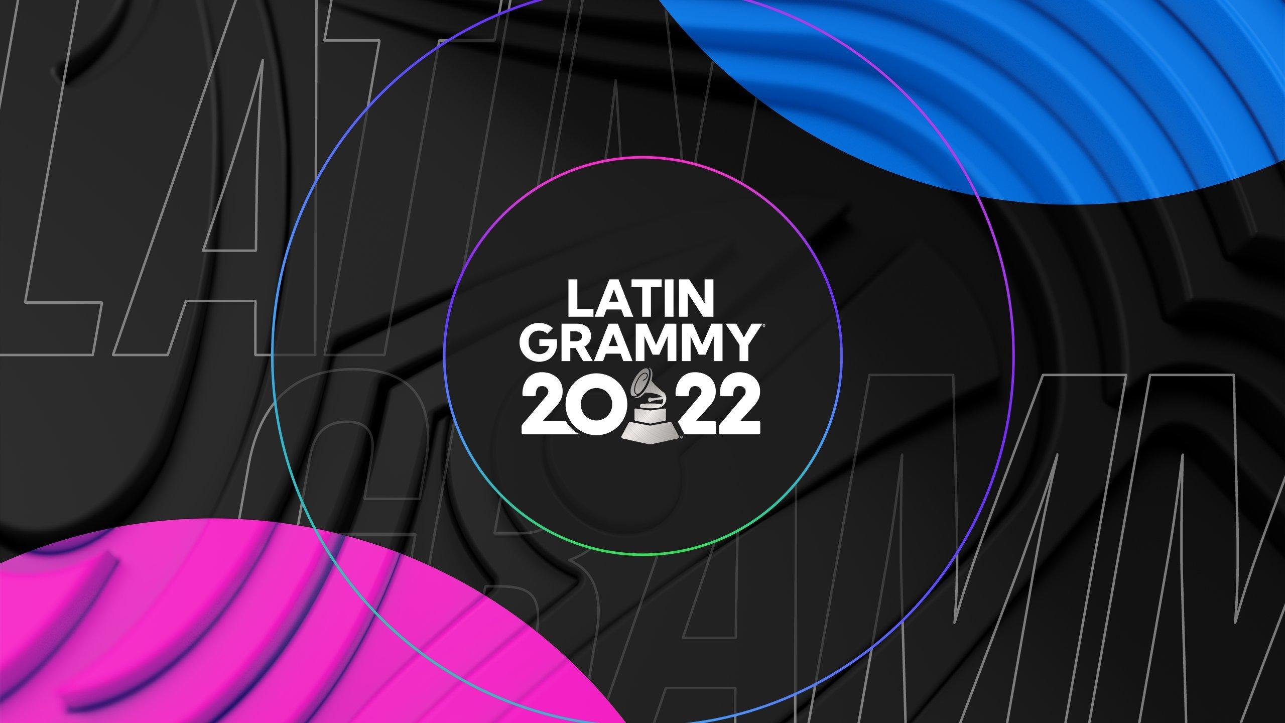 Graphic for the 2022 Latin GRAMMYs Key Art Main